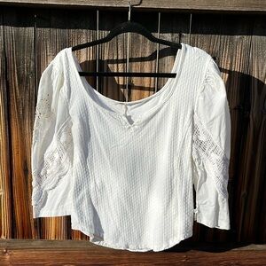 Free People scoop neck blouse